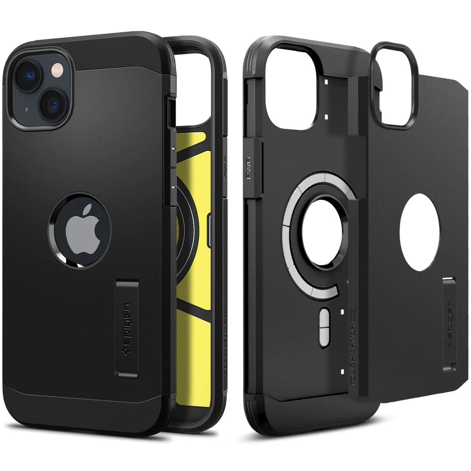 Oryginalne etui od marki Spigen z serii Tough Armor Mag z MagSafe dla iPhone 14, czarne